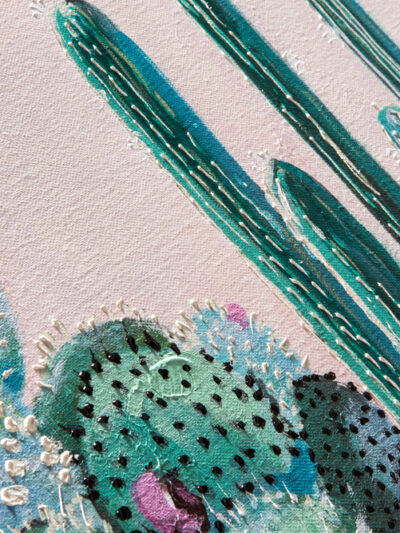 Maal "Cactus" 90x120cm - Image 2