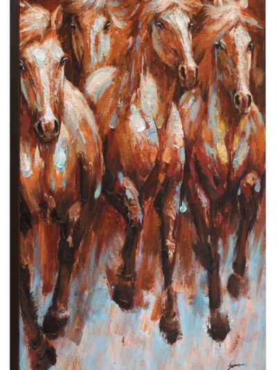Maal "Horses" 70x100cm - Image 5
