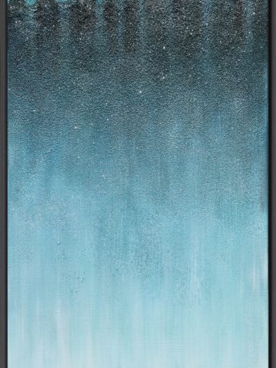 Maal "Blue abstract" 70x140cm - Image 5