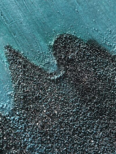 Maal "Blue abstract" 70x140cm - Image 2