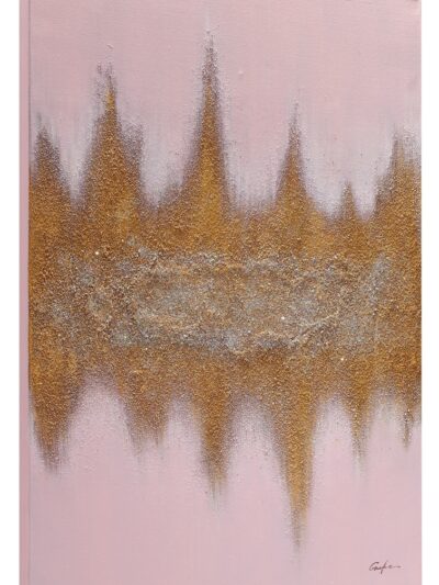 Maal "Pink & Gold" 90x120cm - Image 3