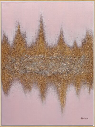 Maal "Pink & Gold" 90x120cm - Image 6