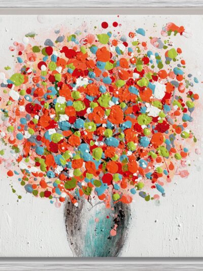 Maal "Flowers" 30x30cm - Image 3