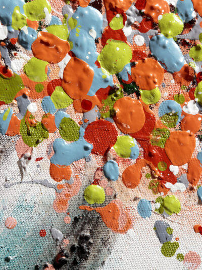 Maal "Flowers" 30x30cm - Image 2