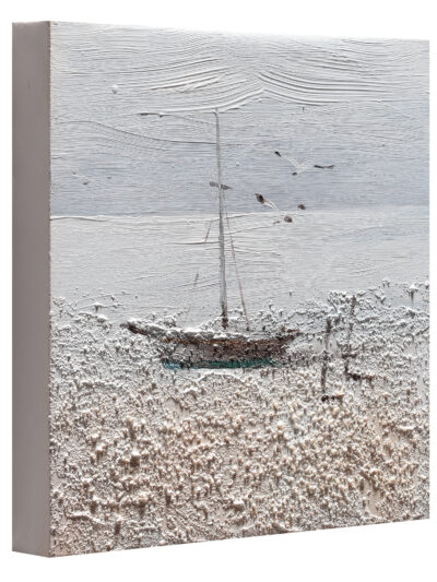 Maal "Sailboat" 30x30cm - Image 3