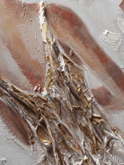 Maal "Lady in gold" 80x160cm - Image 5