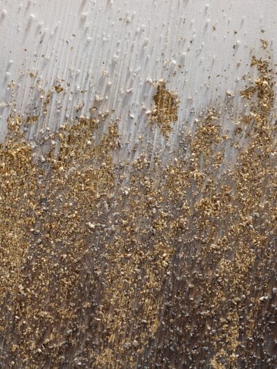 Maal "Gold & Blue" 65x150cm - Image 5