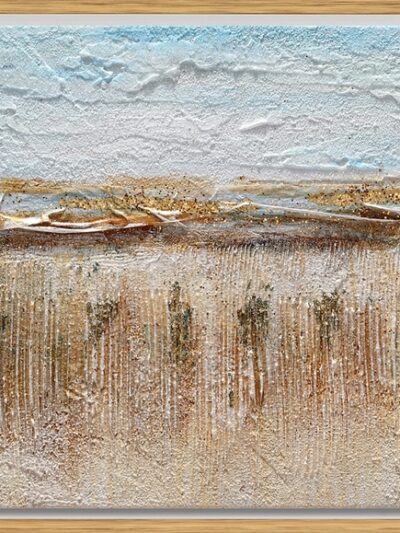 Maal "Blue & Gold" 30x90cm - Image 5