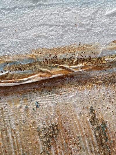 Maal "Blue & Gold" 30x90cm - Image 2