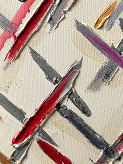 Maal "Crossings" 100x100cm - Image 2