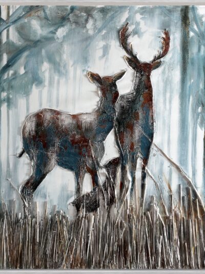 Maal "Deers" 100x100cm - Image 6