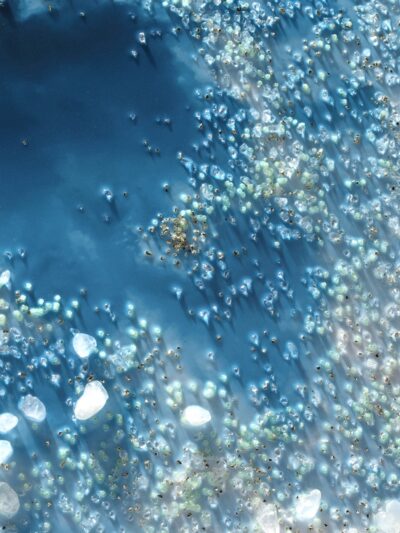 Maal "Blue & White" 80x120cm - Image 2