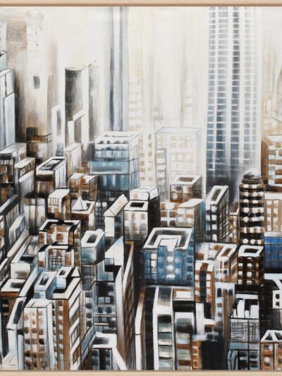 Maal "City" 100x100cm - Image 6
