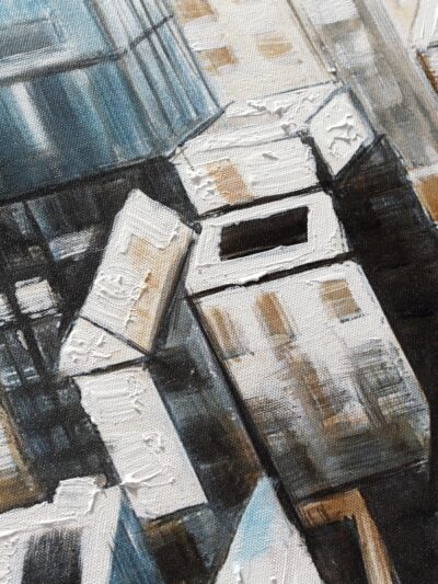 Maal "City" 100x100cm - Image 5