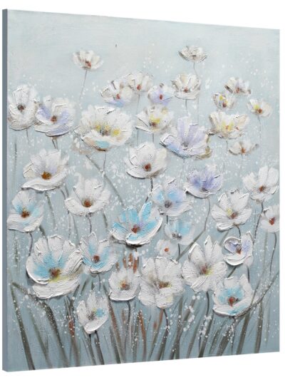 Maal "Flowers" 100x100cm - Image 3