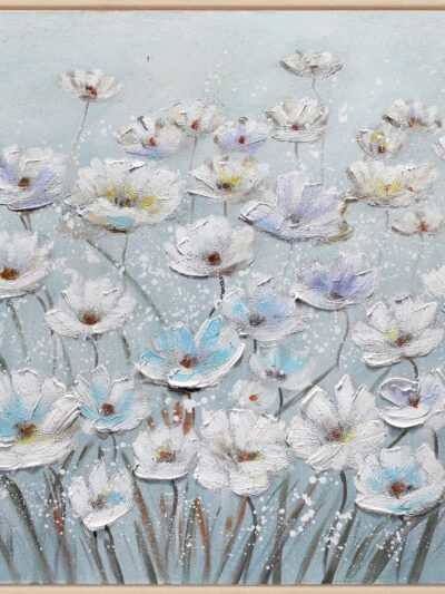 Maal "Flowers" 100x100cm - Image 6