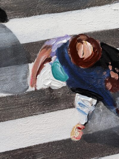 Maal "Stripes" 90x120cm - Image 5