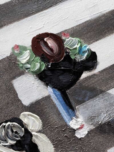 Maal "Stripes" 90x120cm - Image 2