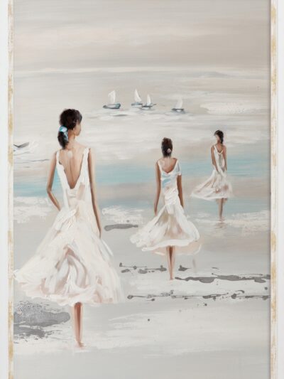 Maal "Ladies in white" 60x90cm - Image 3
