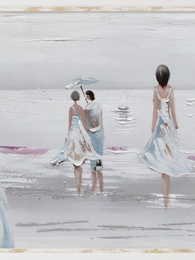 Maal "Ladies in white" 65x150cm - Image 3