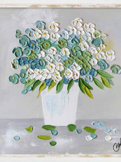 Maal "Flowers" 60x60cm - Image 4