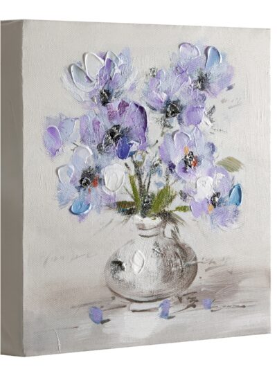 Maal "Purple flowers" 30x30cm - Image 3