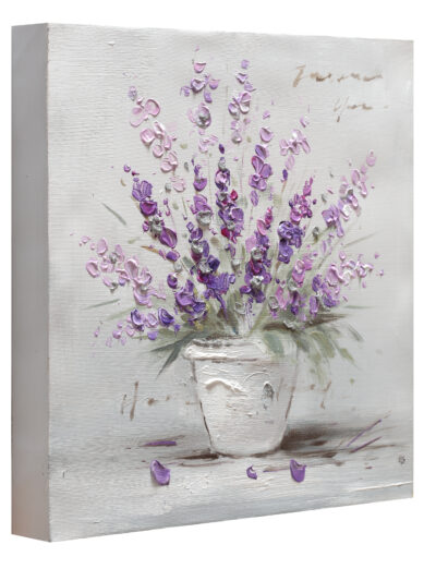 Maal "Purple flowers" 30x30cm - Image 3