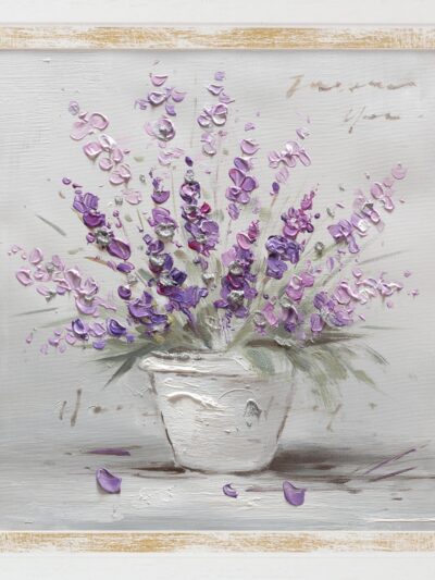 Maal "Purple flowers" 30x30cm - Image 6