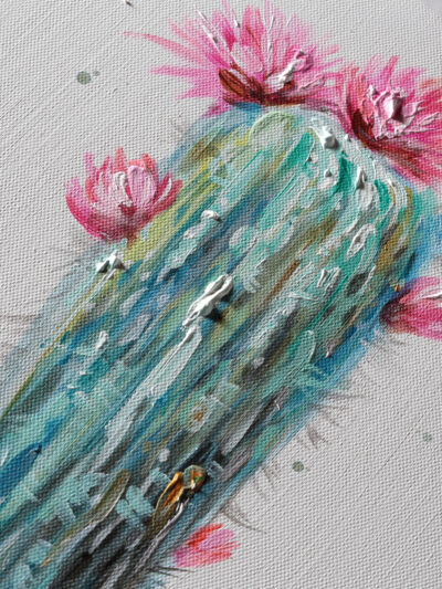 Maal "Cactus" 30x30cm - Image 5