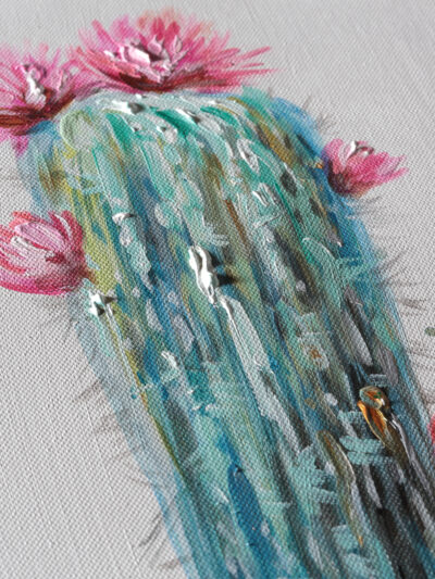 Maal "Cactus" 30x30cm - Image 3