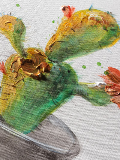 Maal "Cactus" 30x30cm - Image 5