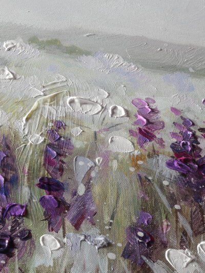 Maal "Flowers" 90x60cm - Image 5