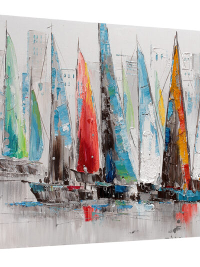 Maal "Sailboats" 60x120cm - Image 5