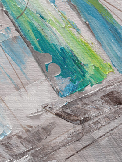 Maal "Sailboats" 60x120cm - Image 3