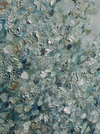 Maal "Blue flowers" 90x120cm - Image 2