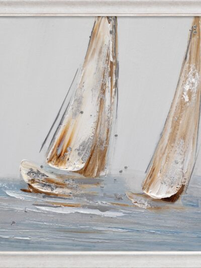 Maal "Sailboats" 60x60cm - Image 5