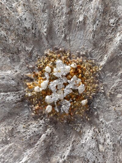 Maal "White flowers" 60x90cm - Image 2