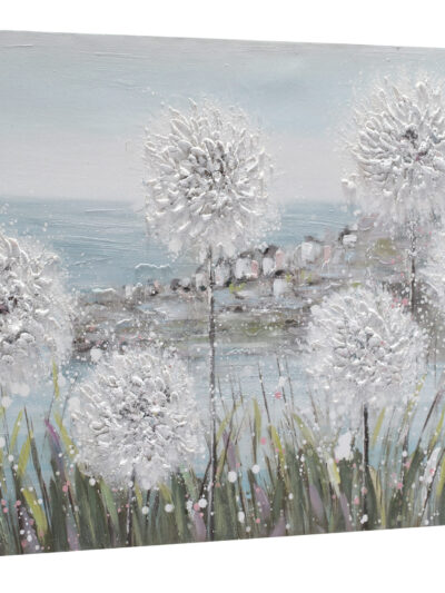 Maal "White flowers" 60x120cm - Image 3