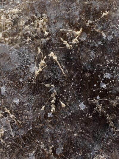 Maal "White flowers" 100x100cm - Image 5