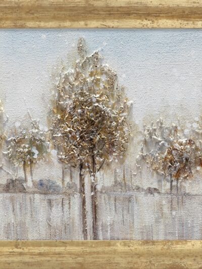 Maal "Golden trees" 30x90cm - Image 6