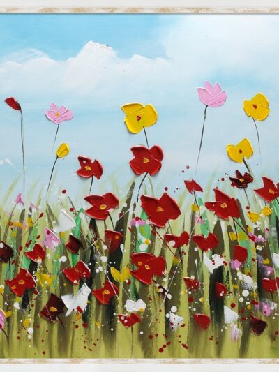 Maal "Flowers" 80x180cm - Image 6