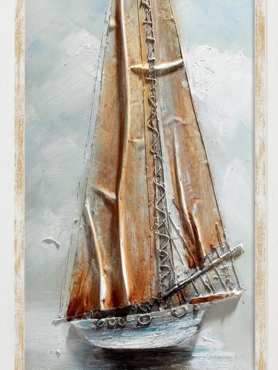 Maal "Sailboat" 30x90cm - Image 6