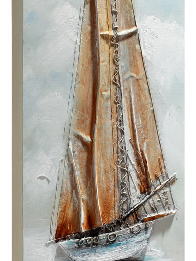 Maal "Sailboat" 30x90cm - Image 4