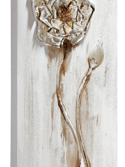 Maal "White flowers" 30x90cm - Image 4