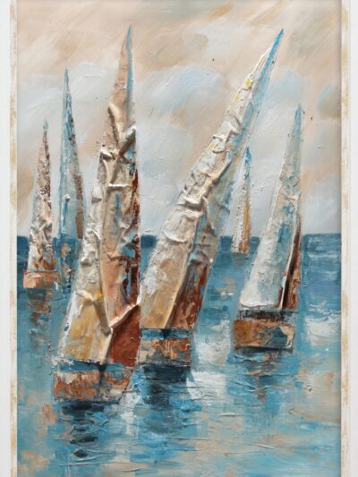 Maal "Sailboat" 60x90cm - Image 6