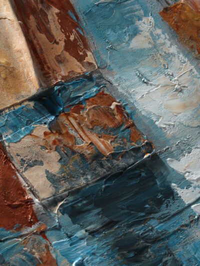 Maal "Sailboat" 60x90cm - Image 3