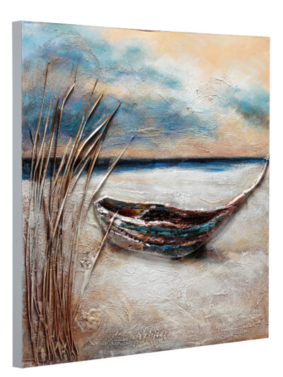 Maal "Boat" 80x80cm - Image 3