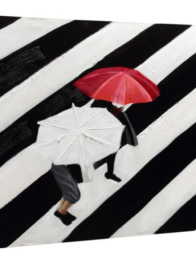 Maal "Red umbrella" 80x180cm - Image 3