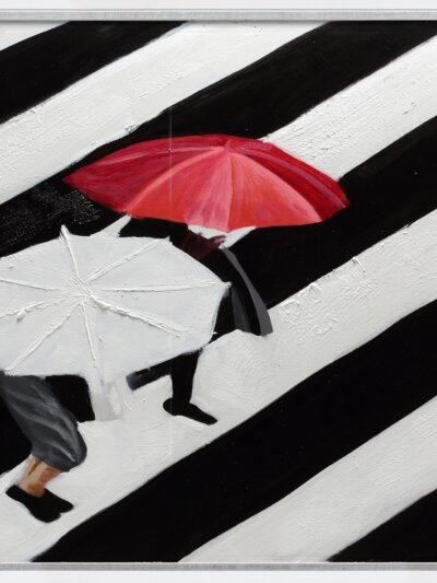 Maal "Red umbrella" 80x180cm - Image 6