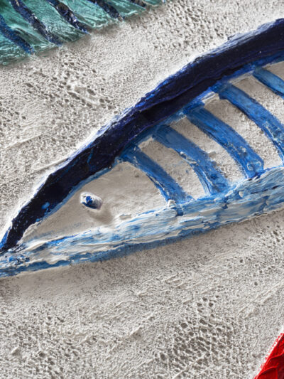 Maal "Fishes" 100x100cm - Image 5